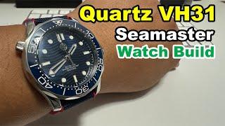 Quartz Seamaster Watch Build with Seiko VH31 movement