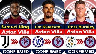 ALL ASTON VILLA CONFIRMED TRANSFER NEWS & RUMOURS SUMMER 2024 | Ian Maatsen, Enzo, Samuel Iling