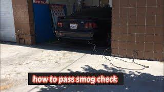 How to pass a smog check