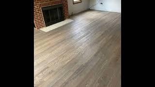 Red oak Classic Grey Refinish