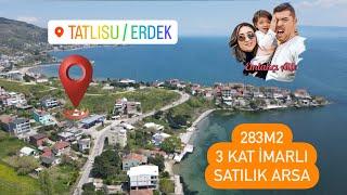 SATILDI! Erdek'te 3 Kat İmarlı Satılık Arsa 1.6m₺