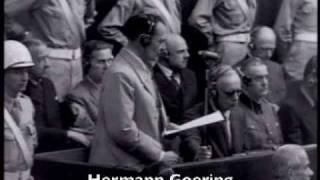 Statement of Nuremberg defendant Hermann Goering, Aug. 31, 1946, Day 216 (translated captions)