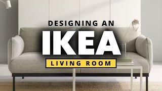 Designing a Living Room Using ONLY IKEA PRODUCTS *budget*