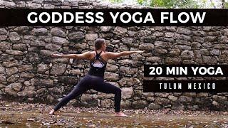 Goddess Yoga Flow: 20 min yoga | Glutes + Core Activation