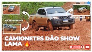 CAMIONETES DÃO SHOW NA LAMA 