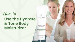 Experience Deep Hydration with The Spa Dr.'s Hydrate & Tone Moisturizer