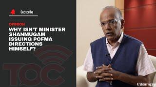 Why isn’t Minister Shanmugam issuing POFMA directions himself?