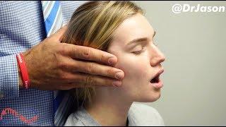 Dr. Jason - MASSIVE JAW ADJUSTMENT (TMJ) - FULL TREATMENT WITH MUSCLE REHAB