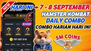 Combo Harian Hamster Kombat Hari Ini 7 - 8 September | Kombo Harian Hamster Kombat Terbaru