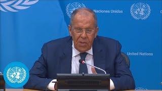 Russia is “ready for negotiations” on Ukraine | Press Conference |  United Nations