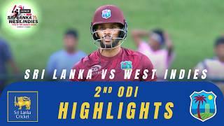 2nd ODI | Highlights | West Indies Tour Of Sri Lanka | 23rd October 2024