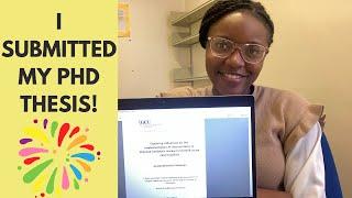 SUBMITTING MY PHD THESIS | Final day in the PhD life video | Road to Doctor of Philosophy