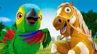 Let's Dance My Draft Horse and More Songs! - Videos for Kids