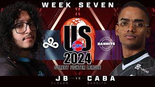 JB (Rashid) vs. Caba (Guile) - Bo3 - Street Fighter League Pro-US Week 7