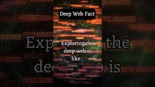 Unmasking the Dark Side of the Internet: Exploring the Deep Web  #DeepWebFacts #facts