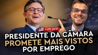 Presidente da Câmara promete mais vistos por emprego!