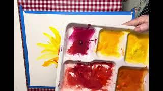 How to Paint a Sunflower in Watercolor Part 1 - Jacki Kellum Tutorial - Celebrate the Light