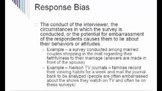 AP Statistics Chapter 12 - Sample Surveys and Bias