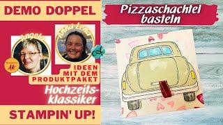 Anleitung: Pizzaschachtel basteln - mit Hochzeitsklassiker von  Stampin' UP!