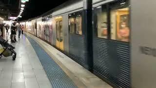 Sydney Trains: T1 and T104 stop at Hurstville