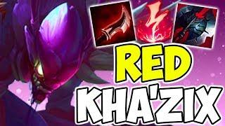 WE REALLY DID THIS! Red Kha'Zix AD One-Shot Mid Lane Build League Of Legends Season 9