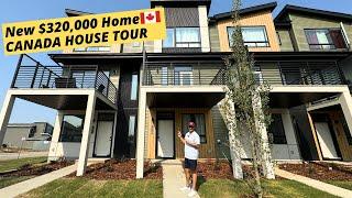 Canadian Houses| Inside a $320,000 Modern Townhouse| Life In Canada| Affordable Houses in Alberta