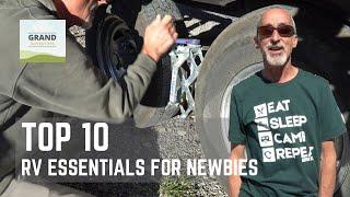 Ep. 107: Top 10 RV Essentials for Newbies | RV camping gear how-to