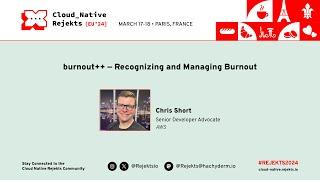 burnout++ — Recognizing and Managing Burnout