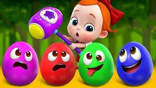 Surprise Eggs Kids Songs | Surprise Eggs, Crack Crack Crack + LiaChaCha Kids Songs & Nursery Rhymes