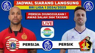 Jadwal Bri Liga 1 2024 Hari ini - Persija vs Persik - Head to head starting LINE-UP