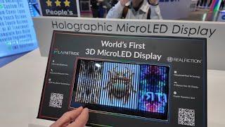 Realfiction 3D microLED with PlayNitride at Display Week 2025: Eye-Tracking, Slit Modulator Tech