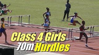 Girls 70m Hurdles class 4 | Central Hurdles, Relays, Jumps & Throws Meet