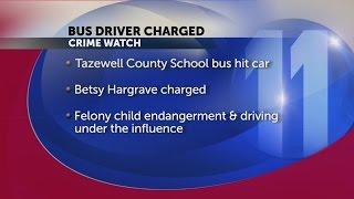 Tazewell County, Va. deputies investigating a crash involving a car, bus