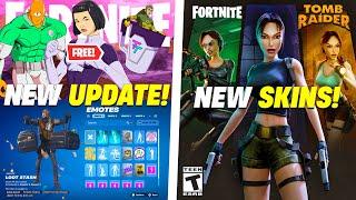 FORTNITE NEWS UPDATE! (NEW Lara Croft, FREE Invincible SPRING EVENT!)