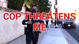 SERGEANT MEJIA THREATENS ME ON CAMERA - MISSION DIVISION  - LOS ANGELES POLICE DEPARTMENT MISCONDUCT