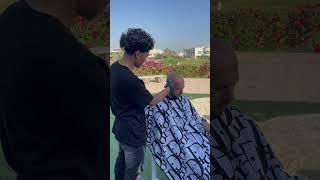 THE TOP G GETS A HAIRCUT! #viralvideo #bugatti #billionaire #haircut