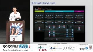 Enterprise Deployment at Cisco, the Enterprise by Kumar Reddy at gogoNET LIVE! 3 IPv6 Conference