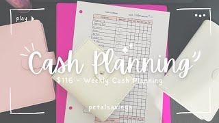 Budget With Me $116 Weekly Cash Planning | January 2025 #5 | Low Income Cash Envelope System |