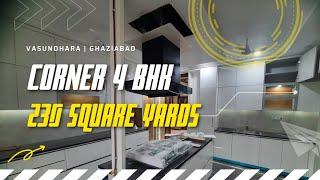 4 BHK With Lift Covered Car PARKING | Corner | Builder Floors In Vasundhara Ghaziabad