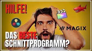 Welches Videoschnittprogramm ist das BESTE für Einsteiger? Und worauf kommt es eigentlich an?