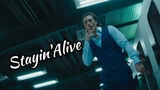 Bee Gees • Stayin' Alive - Musica Tren Bala // Bullet Train Music Soundtrack