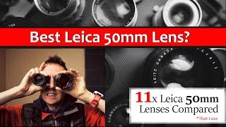  Best Leica 50mm Lens? 11x COMPARED  (Leica M Mount + LTM)