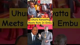 TENSION as President Ruto and Uhuru Kenyatta meet in Embu today