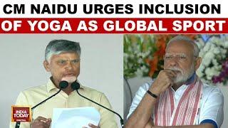 CM Chandrababu Naidu's Speech On International Yoga Day Celebration 2025 | India Today News