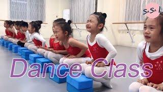 Children who study dance hard, they all work hard and become beautiful dancers.