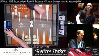 UK Open 2018 Super Jackpot Round 1 Akiko Yazawa vs Sebastian Wilkinson