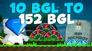 MY BIGGEST COMEBACK EVER.. 10 BGL TO 150+ BGLS !! - GROWTOPIA REME