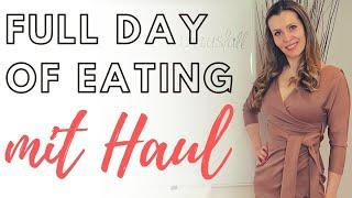 FULL DAY OF EATING  mit DM und Aldi-Haul  REZEPTE für Smoothie & Kichererbse-DAL  VEGAN - LECKER