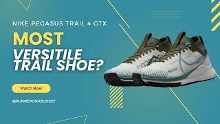 FIRST IMPRESSIONS! NIKE PEGASUS TRAIL 4 GTX, MOST VERSATILE GTX SHOE?