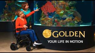 Golden Technologies: The Golden Cricket Folding Power Wheelchair